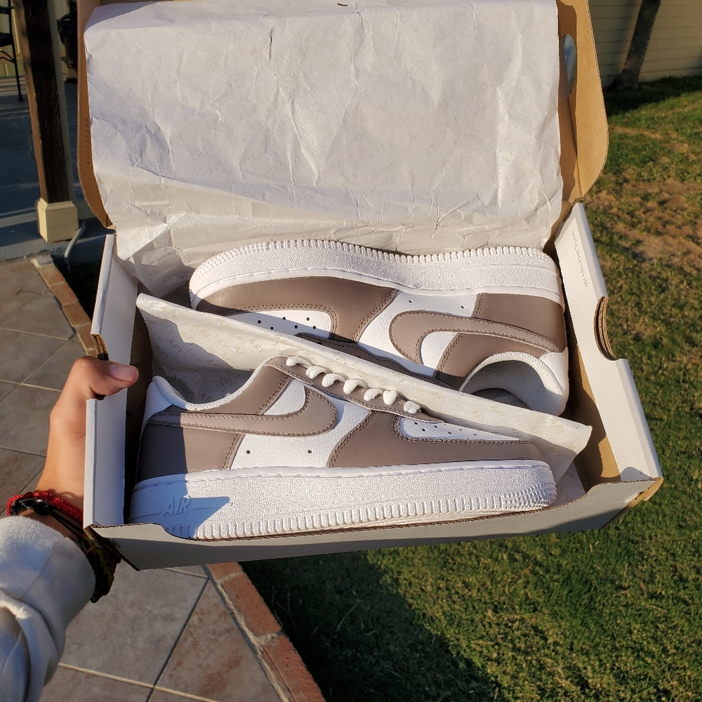 Nike Airforce One Custom Chocolate - Picture 5 of 5